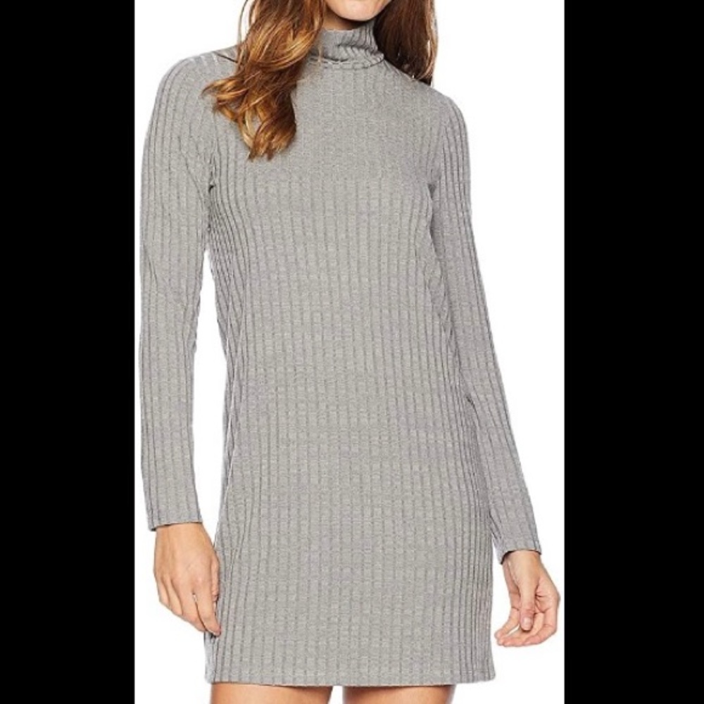 🔸Kensie Rib Knit Turtleneck Dress (mock neck) - Picture 2 of 15